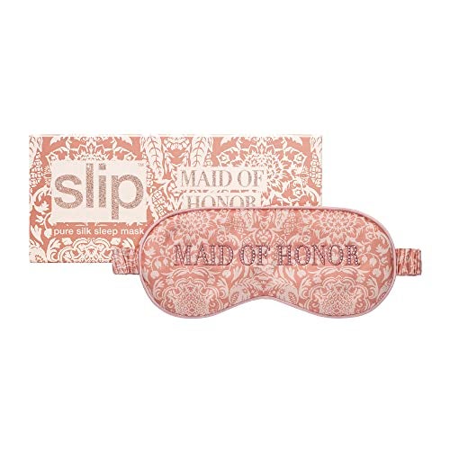 slip Sleep Mask 100 Pure 22 Momme Mulberry Silk Eye Mask Comfortable Sleeping Mask with Elastic Band Pure Silk Filler and Internal Liner Bridal Collection Maid of Honor